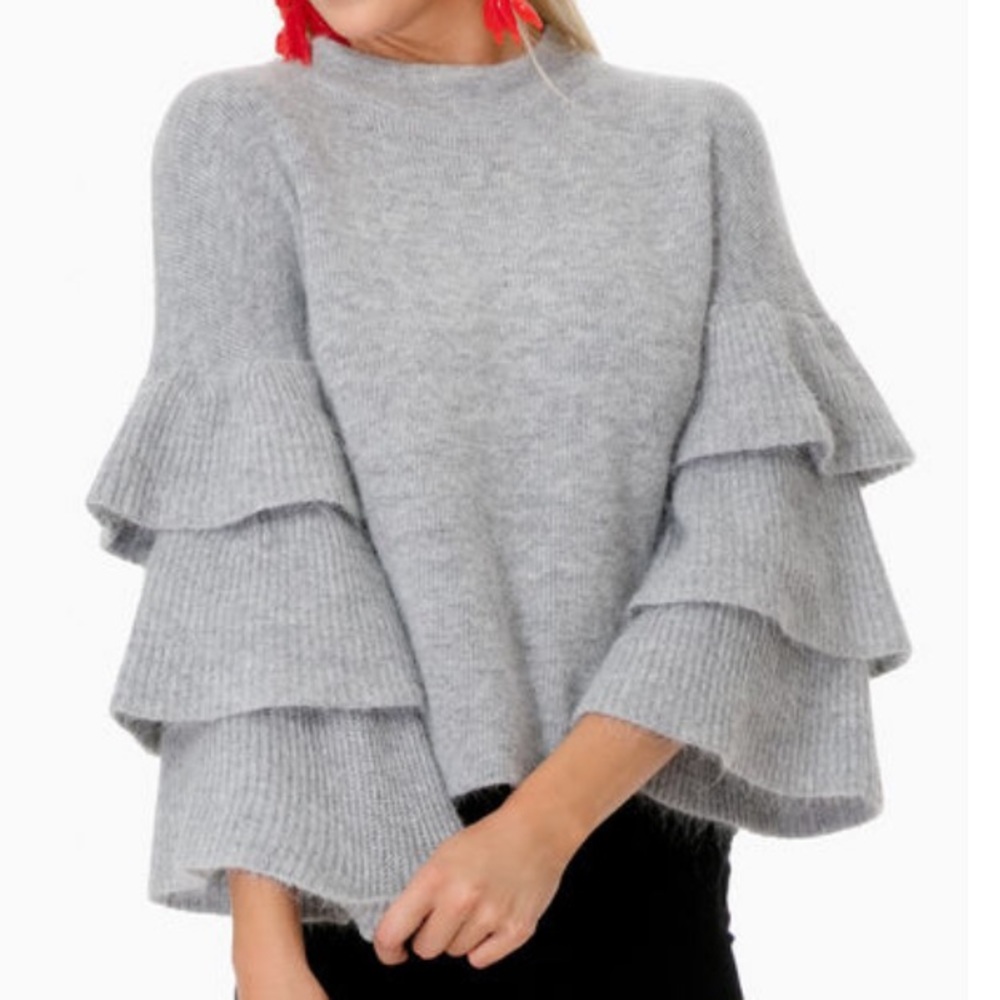 Bradley Ruffle Sweater - Picture 1 of 4